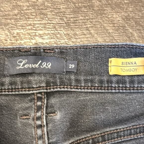 Level 99 Women's Sienna Tomboy Jean Gray Wash Size 29 - Picture 6 of 8